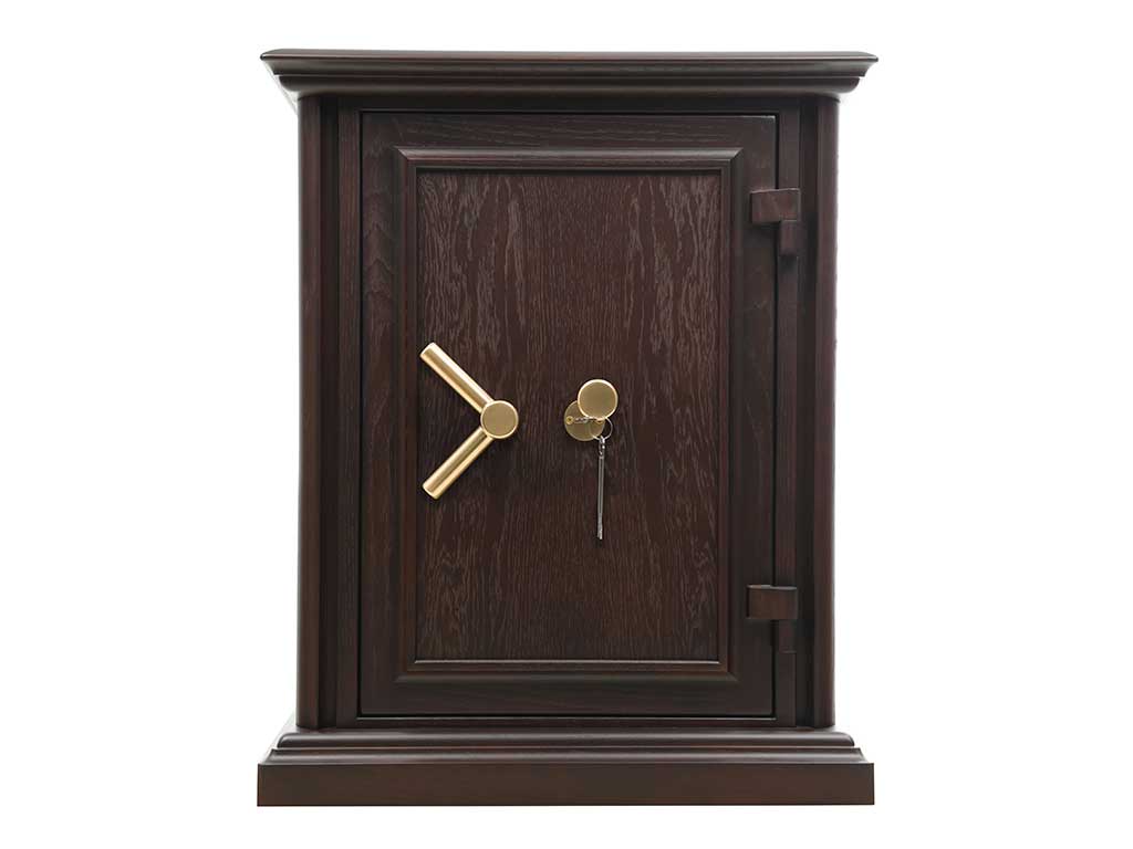 Огневзломостойкий сейф в дереве VALBERG Гарант Евро 67Т Д (дуб)