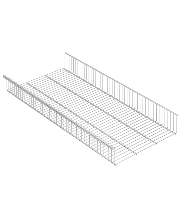 Полка-корзина ПРАКТИК Home GSb 90х40 белый